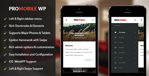 ProMobile Preview Wordpress Theme - Rating, Reviews, Preview, Demo & Download