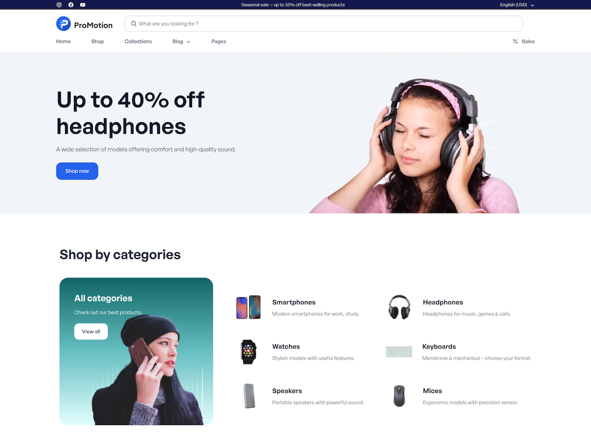ProMotion Lite Preview Wordpress Theme - Rating, Reviews, Preview, Demo & Download