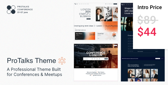 ProTalks Preview Wordpress Theme - Rating, Reviews, Preview, Demo & Download