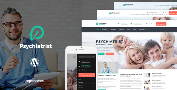 Psychiatrist Preview Wordpress Theme - Rating, Reviews, Preview, Demo & Download