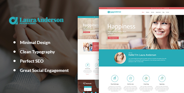 Psychologist Preview Wordpress Theme - Rating, Reviews, Preview, Demo & Download