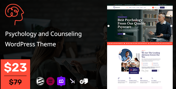 Psyocare Preview Wordpress Theme - Rating, Reviews, Preview, Demo & Download