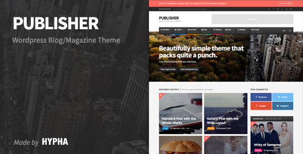 Publisher Magazine Preview Wordpress Theme - Rating, Reviews, Preview, Demo & Download