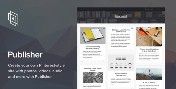 Publisher WordPress Preview Wordpress Theme - Rating, Reviews, Preview, Demo & Download