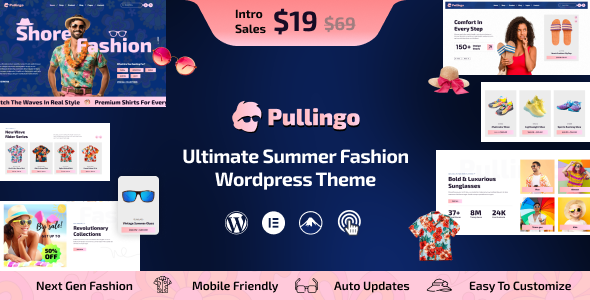 Pullingo Preview Wordpress Theme - Rating, Reviews, Preview, Demo & Download