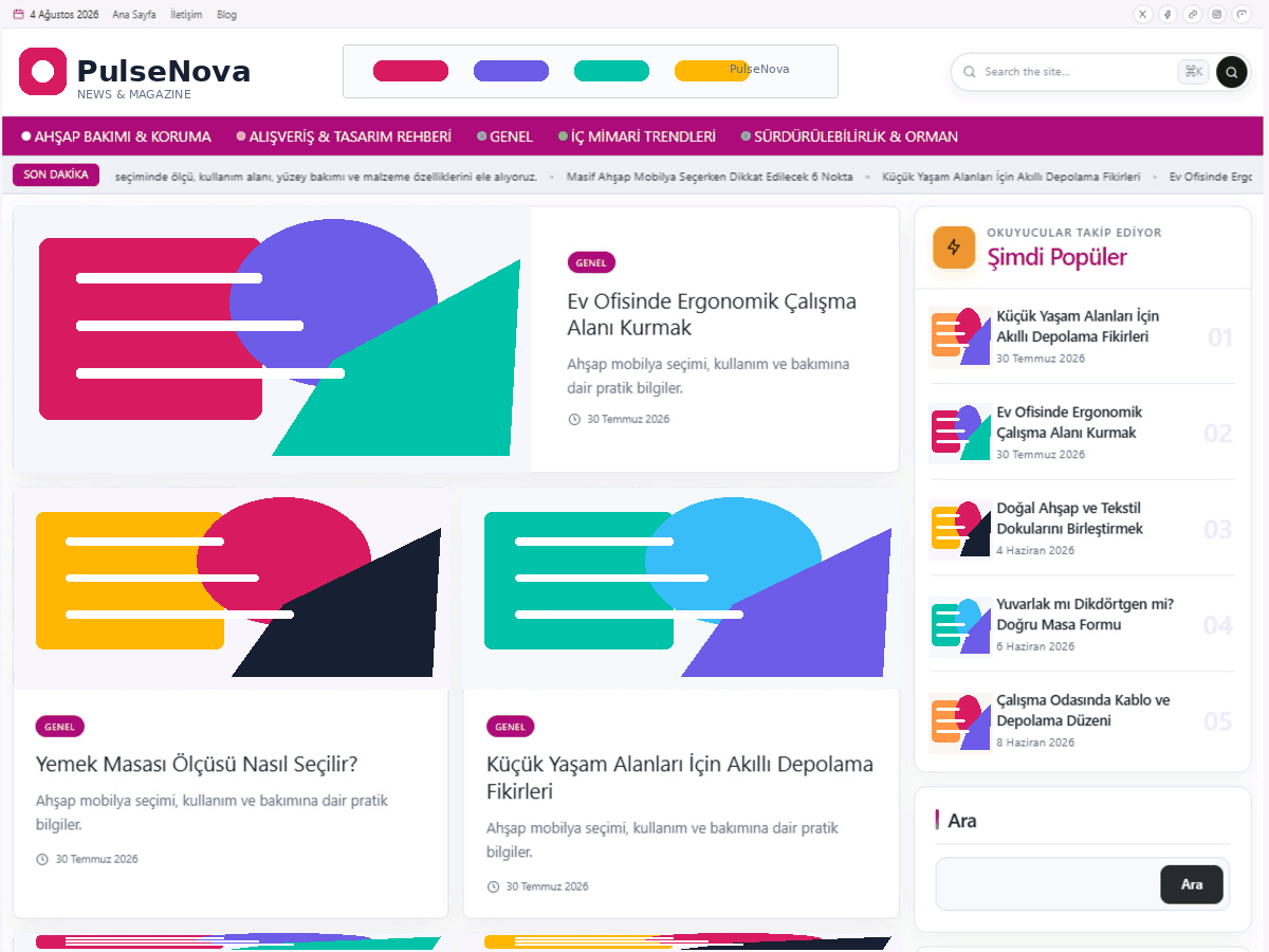 PulseNova Preview Wordpress Theme - Rating, Reviews, Preview, Demo & Download
