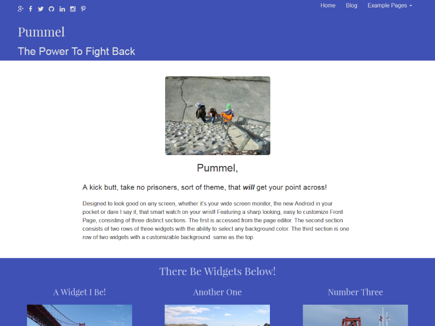 Pummel Preview Wordpress Theme - Rating, Reviews, Preview, Demo & Download