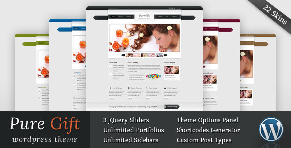 Pure Gift Preview Wordpress Theme - Rating, Reviews, Preview, Demo & Download