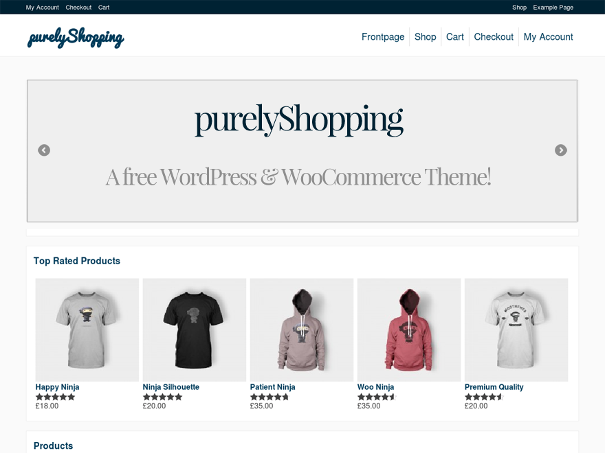 PurelyShopping Preview Wordpress Theme - Rating, Reviews, Preview, Demo & Download