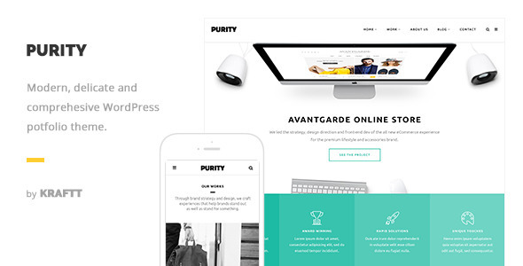 Purity Preview Wordpress Theme - Rating, Reviews, Preview, Demo & Download
