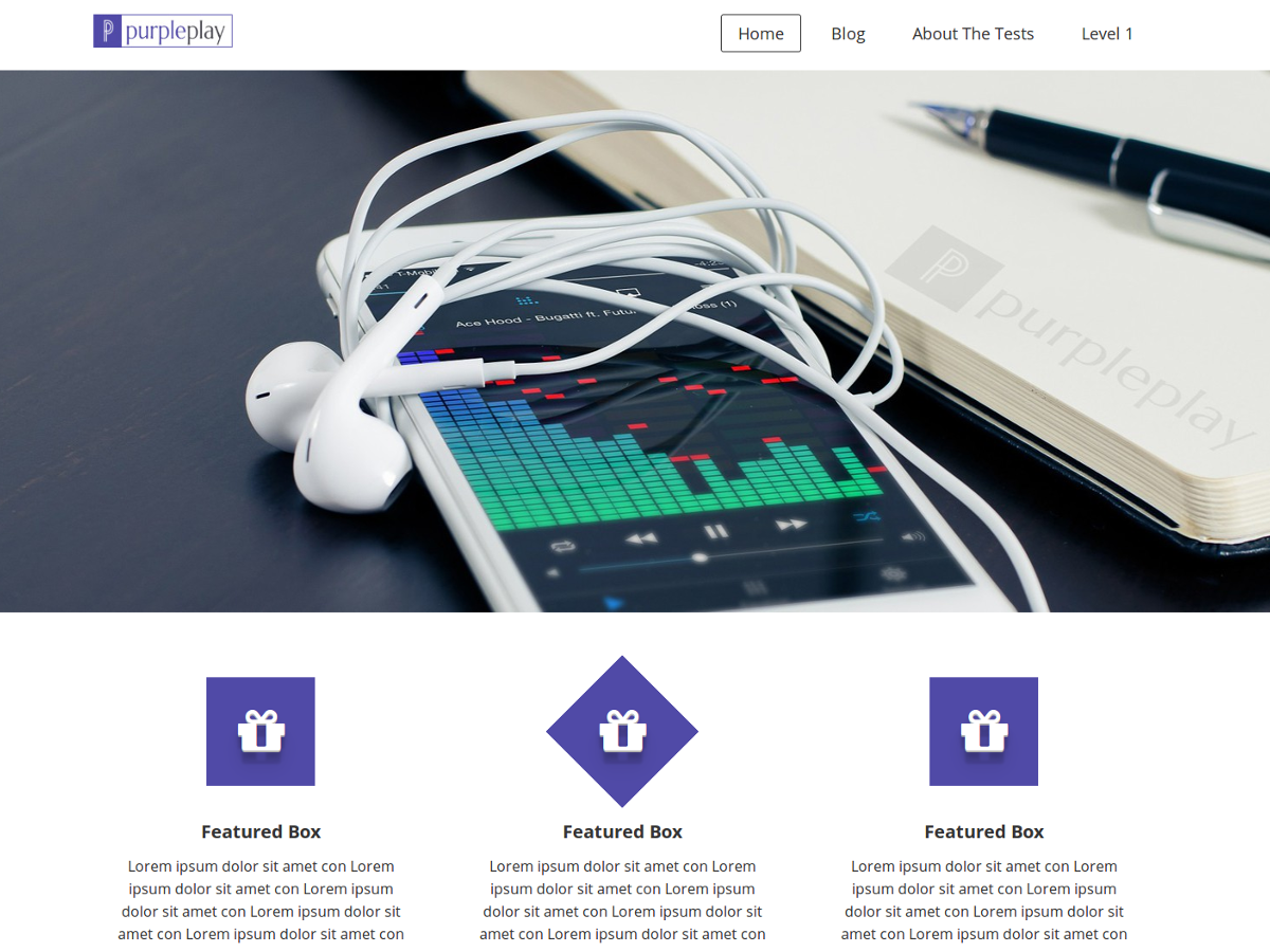 PurplePlay Lite Preview Wordpress Theme - Rating, Reviews, Preview, Demo & Download