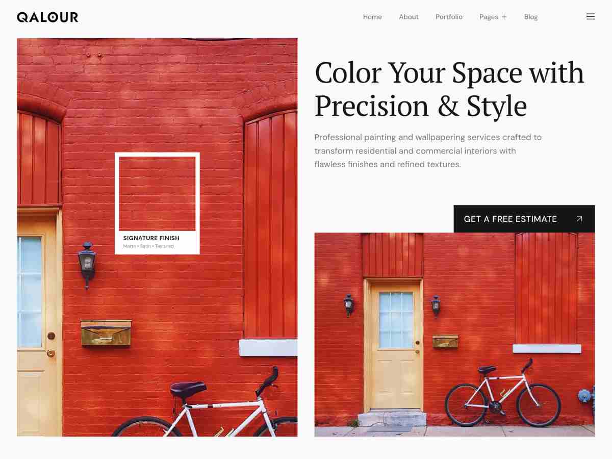 Qalour Lite Preview Wordpress Theme - Rating, Reviews, Preview, Demo & Download