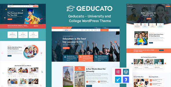Qeducato Preview Wordpress Theme - Rating, Reviews, Preview, Demo & Download
