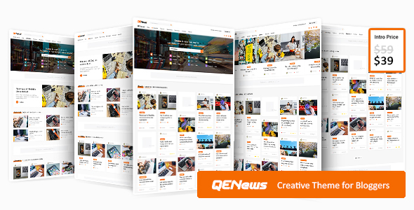 Qenews Preview Wordpress Theme - Rating, Reviews, Preview, Demo & Download