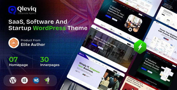 Qleviq Preview Wordpress Theme - Rating, Reviews, Preview, Demo & Download
