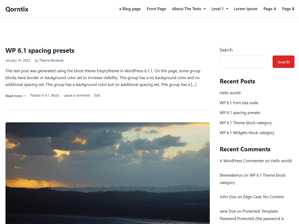 Qorntix Preview Wordpress Theme - Rating, Reviews, Preview, Demo & Download