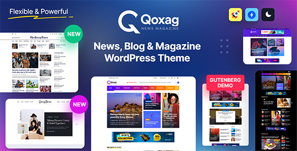 Qoxag Preview Wordpress Theme - Rating, Reviews, Preview, Demo & Download