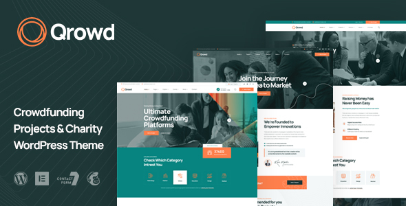 Qrowd Preview Wordpress Theme - Rating, Reviews, Preview, Demo & Download