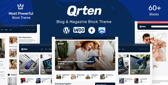 Qrten Preview Wordpress Theme - Rating, Reviews, Preview, Demo & Download