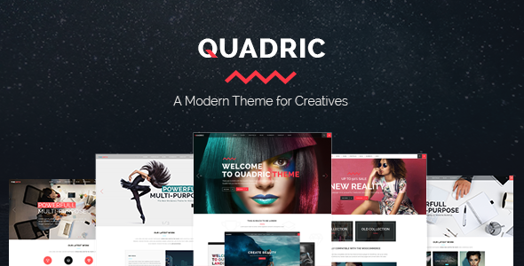 Quadric Preview Wordpress Theme - Rating, Reviews, Preview, Demo & Download