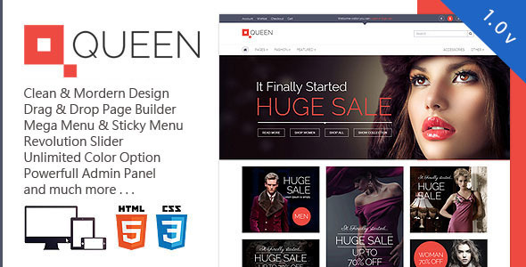 Queen Preview Wordpress Theme - Rating, Reviews, Preview, Demo & Download