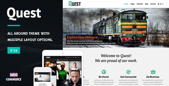 Quest Preview Wordpress Theme - Rating, Reviews, Preview, Demo & Download