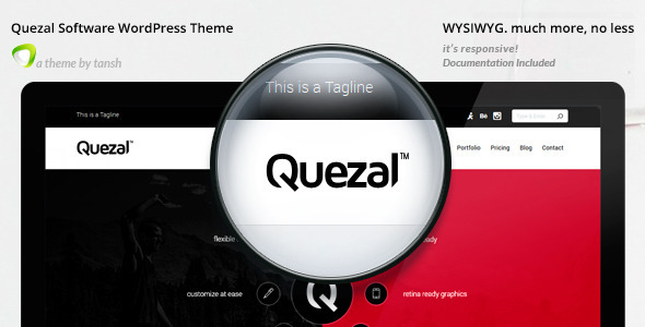 Quezal Software Preview Wordpress Theme - Rating, Reviews, Preview, Demo & Download