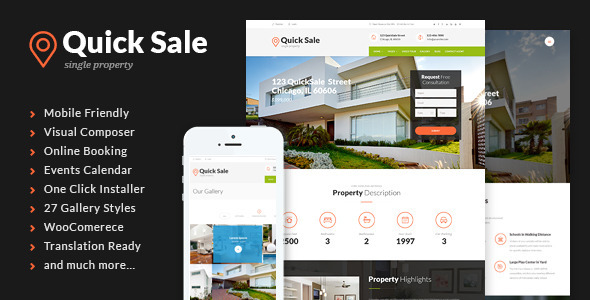 Quick Sale Preview Wordpress Theme - Rating, Reviews, Preview, Demo & Download