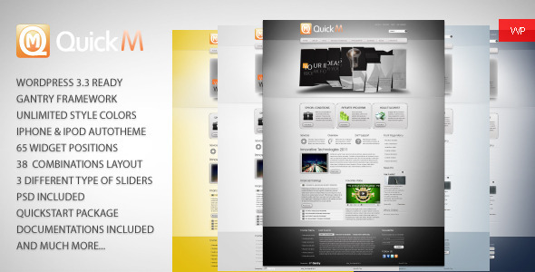 QuickM Preview Wordpress Theme - Rating, Reviews, Preview, Demo & Download