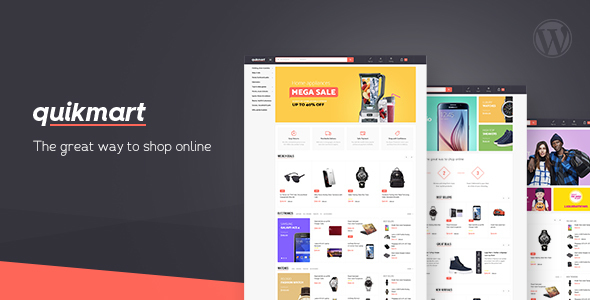 Quickmart Multi Preview Wordpress Theme - Rating, Reviews, Preview, Demo & Download