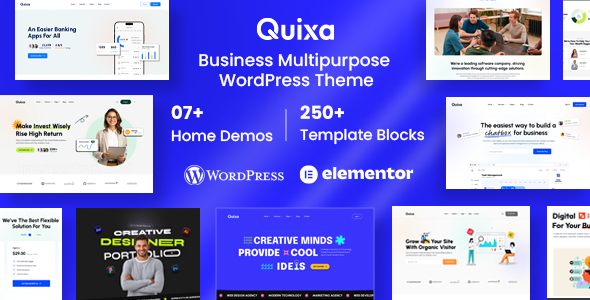 Quixa Preview Wordpress Theme - Rating, Reviews, Preview, Demo & Download