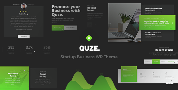 QUZE Preview Wordpress Theme - Rating, Reviews, Preview, Demo & Download