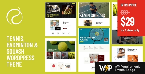 Racquet Preview Wordpress Theme - Rating, Reviews, Preview, Demo & Download