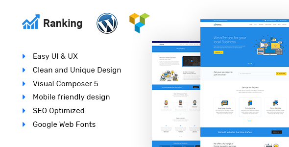 Ranking Preview Wordpress Theme - Rating, Reviews, Preview, Demo & Download