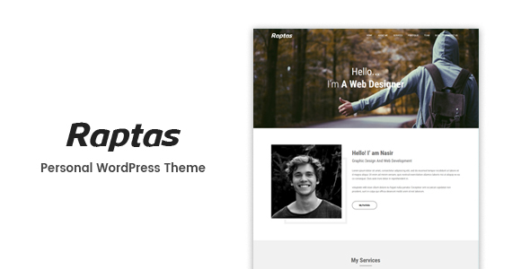 Raptas Preview Wordpress Theme - Rating, Reviews, Preview, Demo & Download