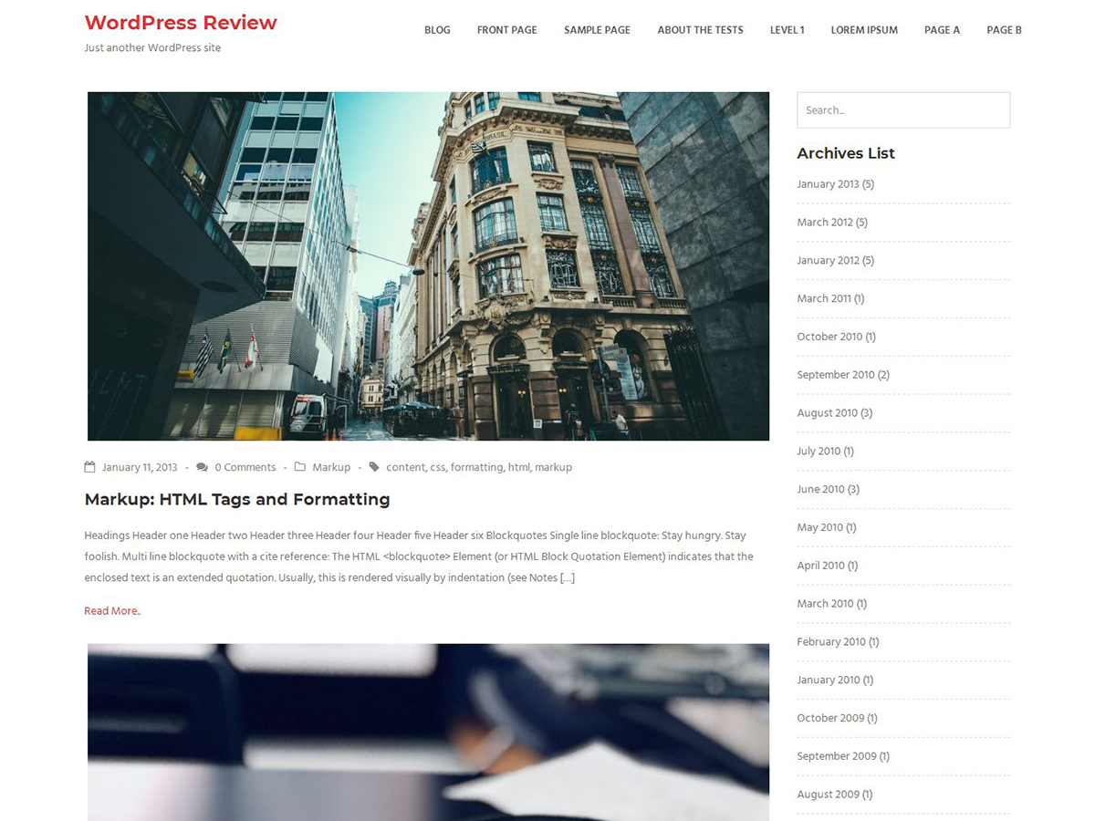 Ratio Lite Preview Wordpress Theme - Rating, Reviews, Preview, Demo & Download
