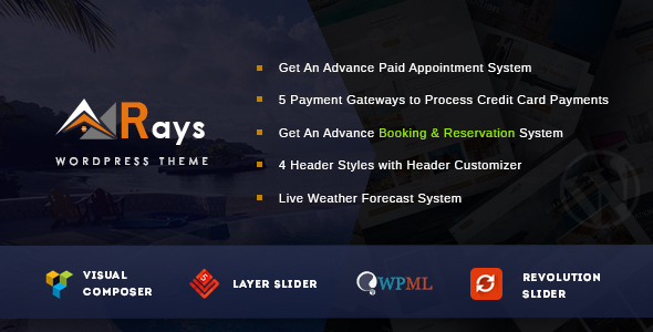 Rays Preview Wordpress Theme - Rating, Reviews, Preview, Demo & Download
