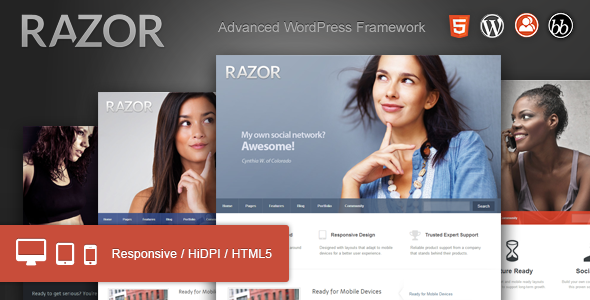Razor Preview Wordpress Theme - Rating, Reviews, Preview, Demo & Download