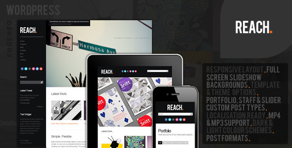Reach Preview Wordpress Theme - Rating, Reviews, Preview, Demo & Download