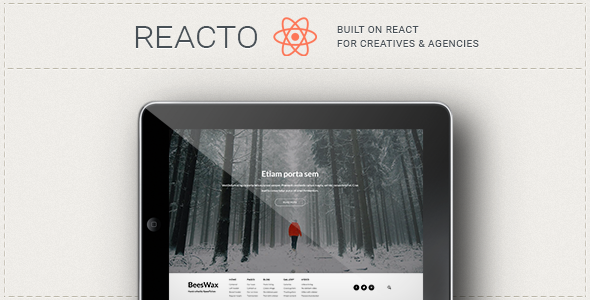Reacto Photography Preview Wordpress Theme - Rating, Reviews, Preview, Demo & Download