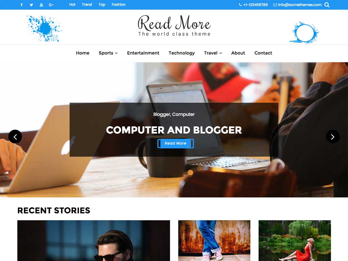 Read More Preview Wordpress Theme - Rating, Reviews, Preview, Demo & Download