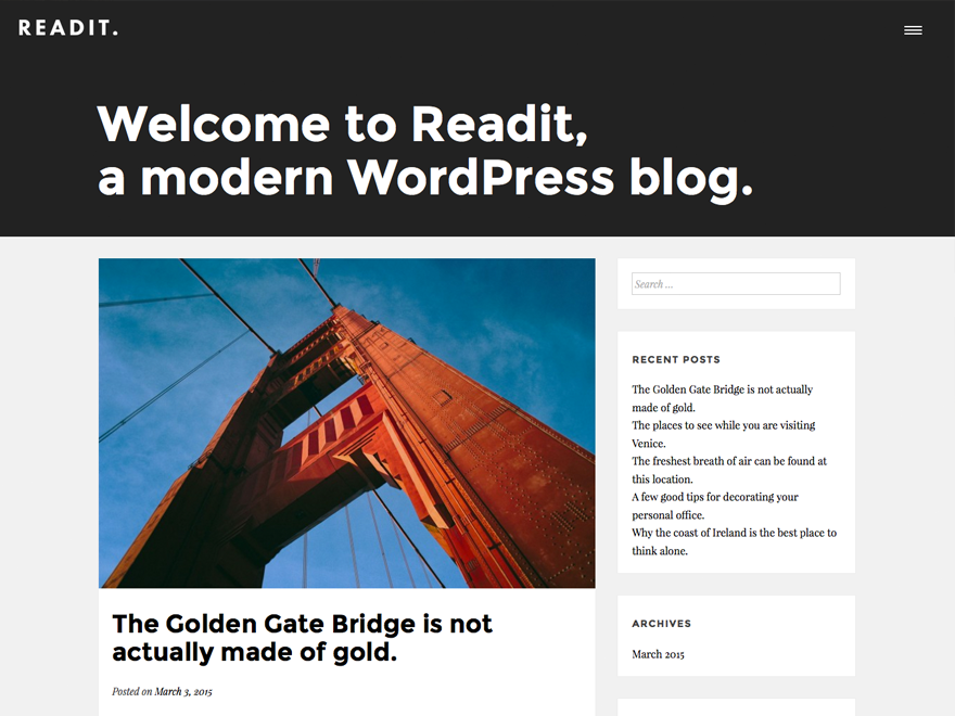 Readit Preview Wordpress Theme - Rating, Reviews, Preview, Demo & Download
