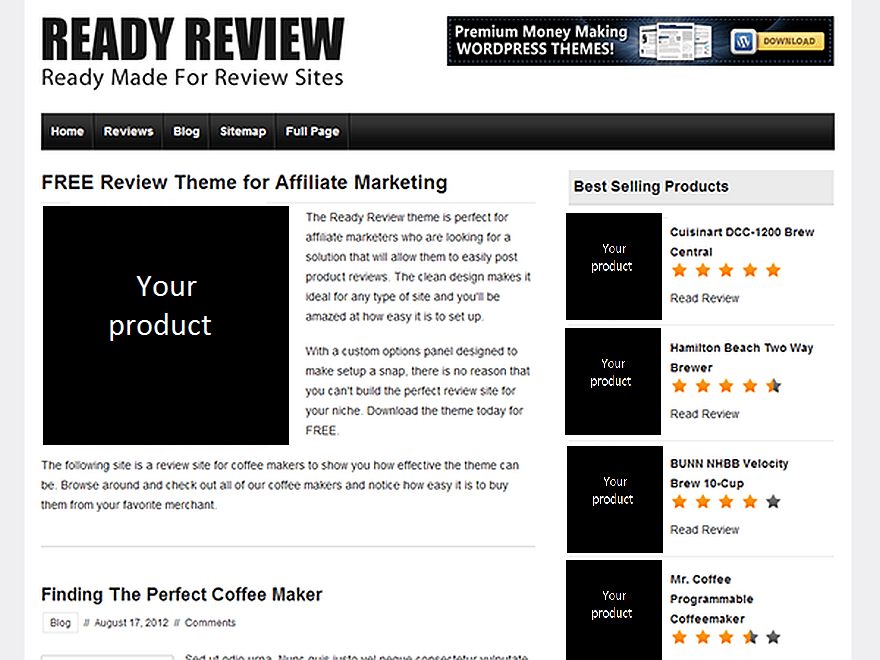 Ready Review Preview Wordpress Theme - Rating, Reviews, Preview, Demo & Download