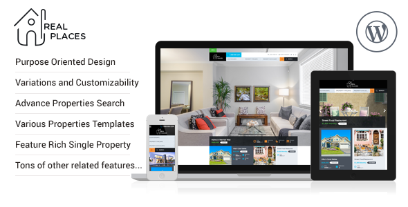 Real Places Preview Wordpress Theme - Rating, Reviews, Preview, Demo & Download