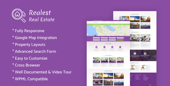 Realest Preview Wordpress Theme - Rating, Reviews, Preview, Demo & Download