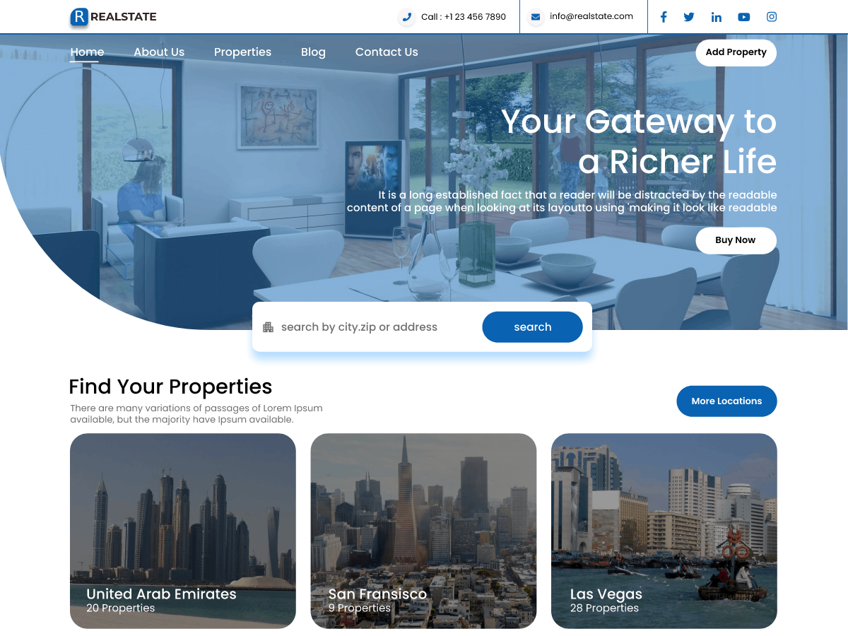 Realestate Agent Preview Wordpress Theme - Rating, Reviews, Preview, Demo & Download