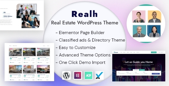 Realh Preview Wordpress Theme - Rating, Reviews, Preview, Demo & Download