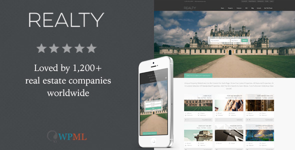 Realty Preview Wordpress Theme - Rating, Reviews, Preview, Demo & Download
