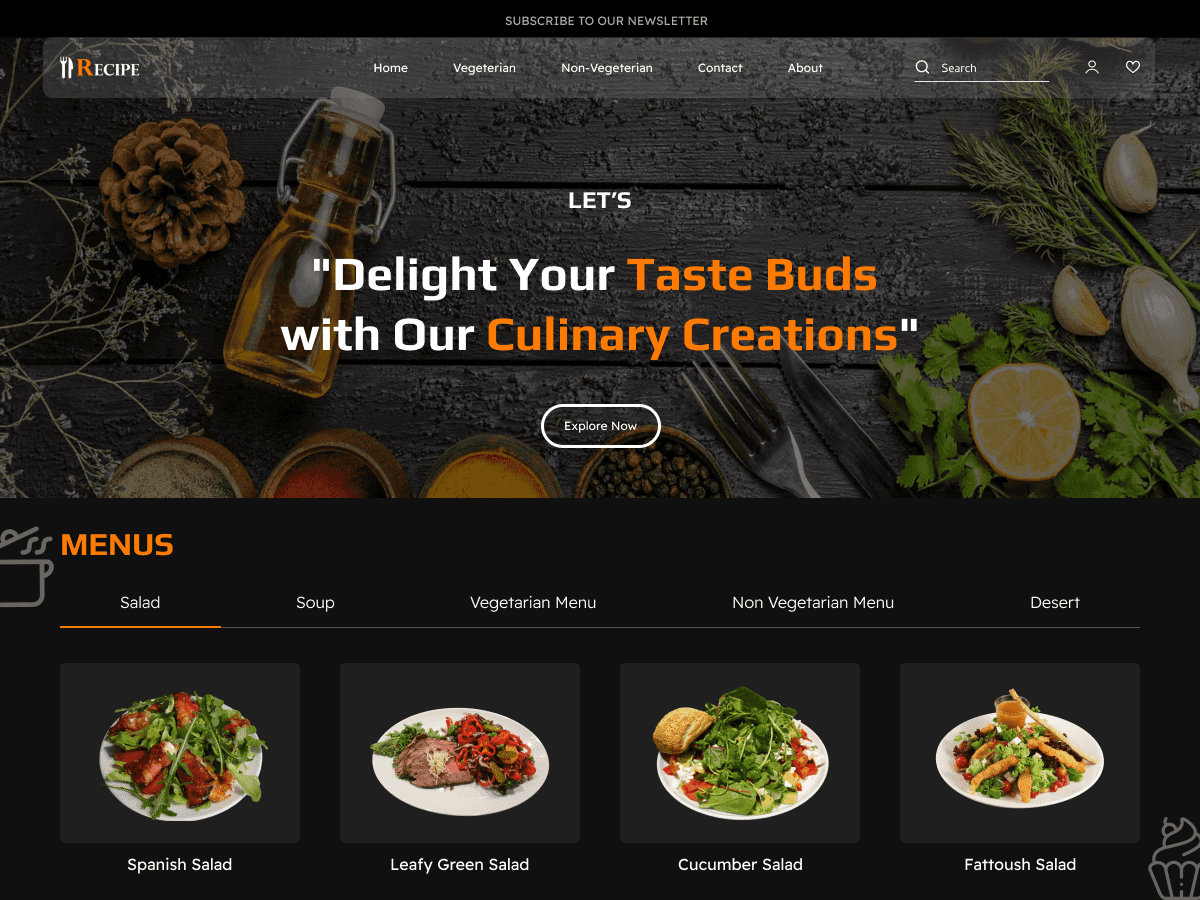 Recipes Blog Preview Wordpress Theme - Rating, Reviews, Preview, Demo & Download