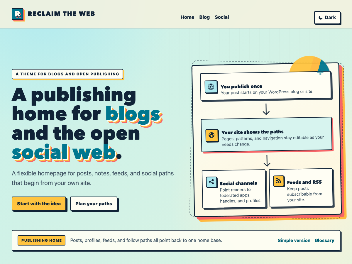 Reclaim The Preview Wordpress Theme - Rating, Reviews, Preview, Demo & Download